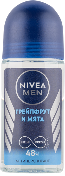 Изображение Антиперспирант шар мужской Нивея грейпфрут и мята Байерсдорф с/б, 50 мл