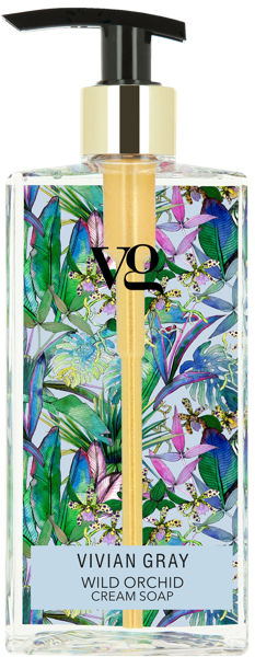Изображение Мыло-крем жидкое для рук Вивиан грей дикая орхидея Ньюкос п/у, 350 мл