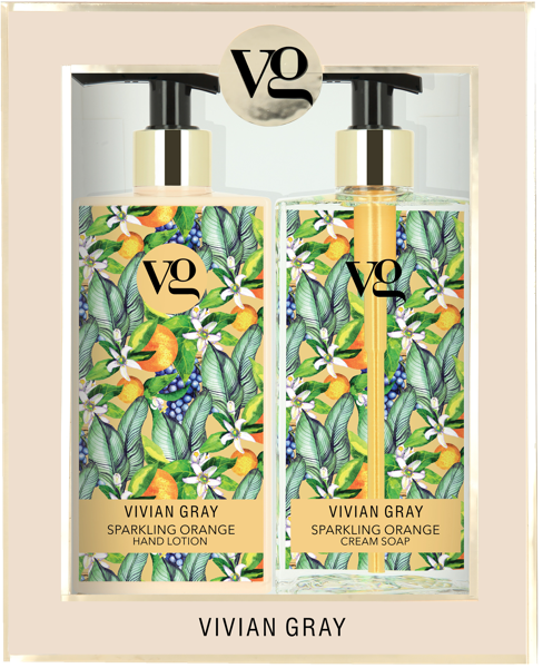Изображение Набор подарочный мыло+лосьон Вивиан грей искрящийся апельсин Ньюкос к/у, 1 шт