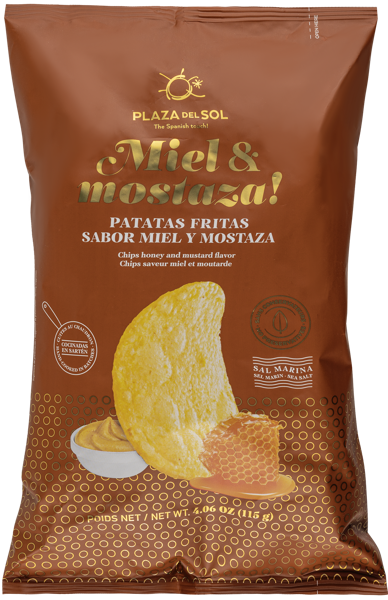 Изображение Чипсы картофельные Плаза дель Соль из Аликанте мед горчица Плаза Дель Соль м/у, 115 г