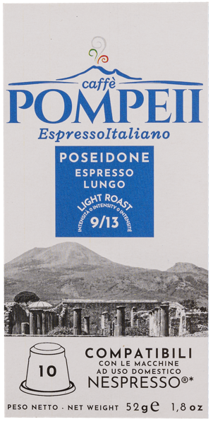 Изображение Кофе в капсулах 10 шт Каффе Помпеи 60% арабика 40% робуста Л энд Г СРЛ кор, 55 г