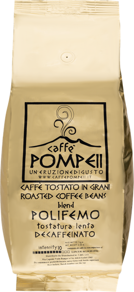 Изображение Кофе в зернах Каффе Помпеи Без кофеина 50% арабика Л энд Г СРЛ м/у, 1 КГ