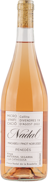 Изображение Вино розовое сухое Макабео Пино Нуар Пенедес Микровинификасио 2022 Надаль с/б, 0,75 л