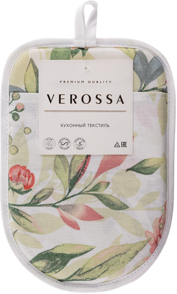 Изображение Прихватка варежка для горячего Веросса весна кремовое вафельное Нордтекс , 1 шт