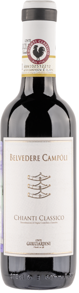 Изображение Вино красное сухое стиль №5 Санджовезе Кьянти Классико Бельведер Камполи 2020 Конте Гучиардини с/б, 0,375 л