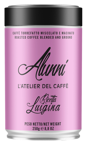 Изображение Кофе молотый Алунни Луиджина 85% арабика Дакате Срл ж/б, 250 г