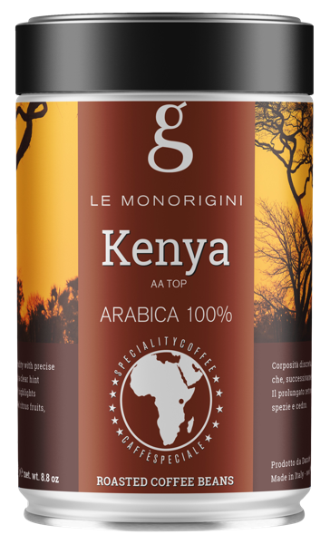 Изображение Кофе в зернах Голден Бразилия Кения 100% арабика Дакате Срл ж/б, 250 г