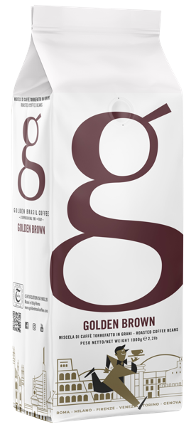 Изображение Кофе в зернах Голден Бразилия Браун 60% арабика Дакате Срл м/у, 1 КГ