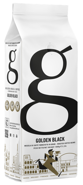 Изображение Кофе в зернах Голден Бразилия Блэк 80% арабика Дакате Срл м/у, 1 КГ