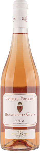 Изображение Вино розовое сухое Санджовезе Сира Тоскана Поппиано делла Коста 2022 Конте Гучиардини с/б, 0,75 л