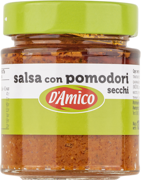Изображение Соус песто Д Амико из Солерно томатный Д энд Д Италия с/б, 130 г