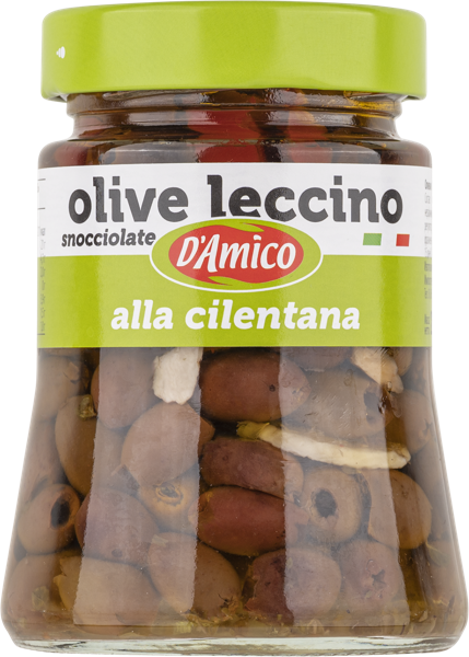 Изображение Оливки резаные в масле Д Амико из Солерно Леччино острые Д энд Д Италия с/б, 270 г