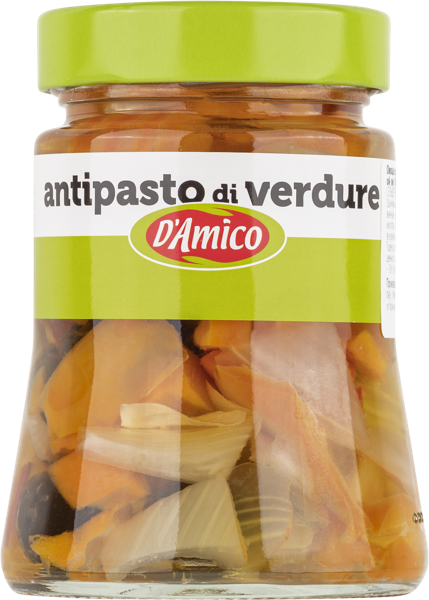 Изображение Овощи маринованные Д Амико из Солерно ассорти Д энд Д Италия с/б, 280 г