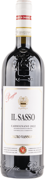 Изображение Вино красное сухое стиль №5 Санджовезе купаж Карминьяно Иль Сассо 2022 Мауро Вануччи с/б, 0,75 л