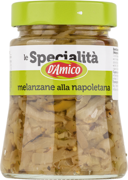 Изображение Баклажаны резаные в масле Д Амико из Солерно по-неаполитански Д энд Д Италия с/б, 280 г