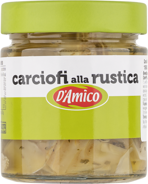 Изображение Артишоки маринованные Д Амико из Солерно по-деревенски Д энд Д Италия с/б, 195 г