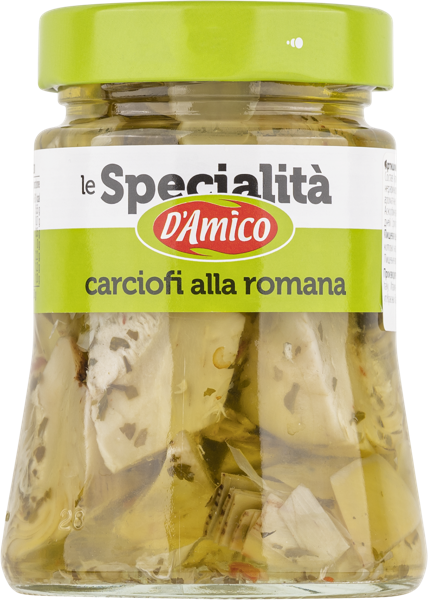 Изображение Артишоки маринованные Д Амико из Солерно по-римски Д энд Д Италия с/б, 280 г