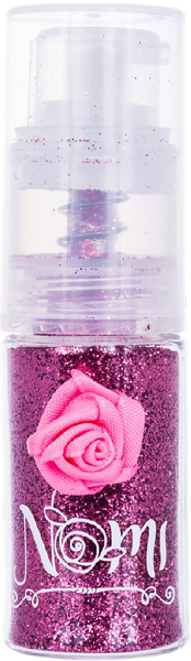 Изображение Пудра-спрей для тела и волос Номи блеск розовая звёздочка 9 Компания Новая Идея п/у, 1 шт