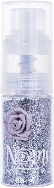 Изображение Пудра-спрей для тела и волос Номи блеск серебряное сияние 9 Компания Новая Идея п/у, 1 шт