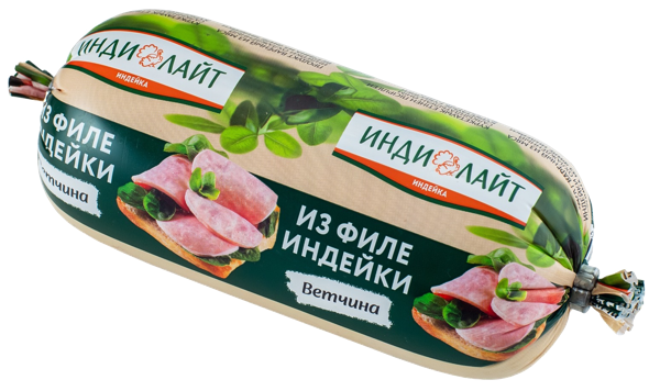 Изображение Ветчина Индилайт из филе индейки ПензаМолИнвест полиамид, 400 г