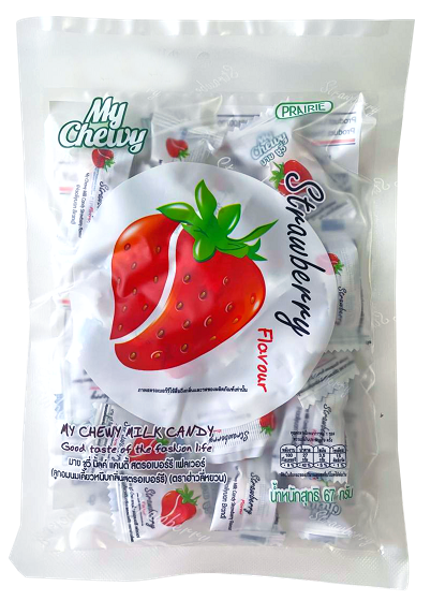 Изображение Ирис молочный Май чиви клубника с начинкой Гуандун ХаоЛиЮань м/у, 67 г