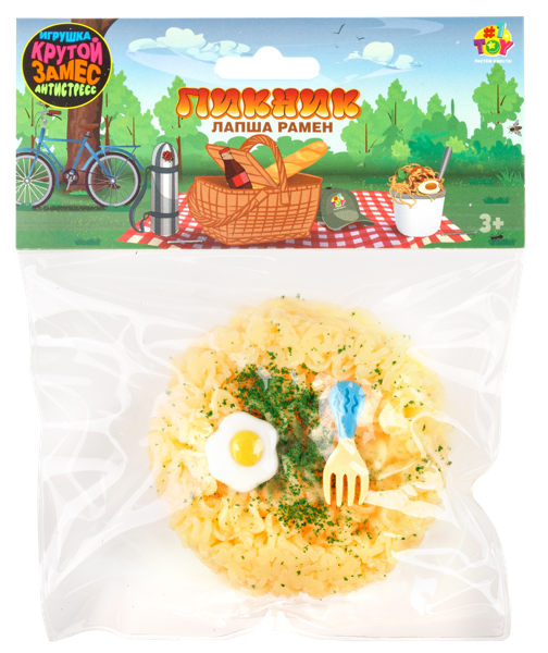 Изображение Игрушка антистресс 1Той крутой замес пикник рамен 1Той сетка, 1 шт