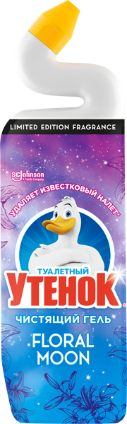 Изображение Средство для унитаза Туалетный Утенок цветочная луна Эс Си Джонсон п/у, 800 мл