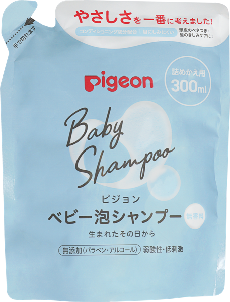 Изображение Шампунь для волос детский Пиджен пенка с рождения Пиджен м/у, 300 мл