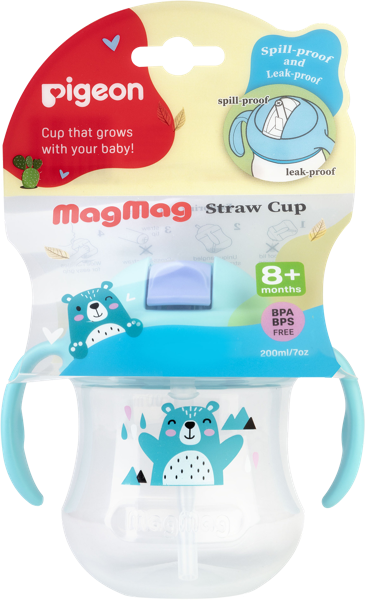 Изображение Поильник 200мл пластик Пиджен магмаг мишка Пиджен к/у, 1 шт