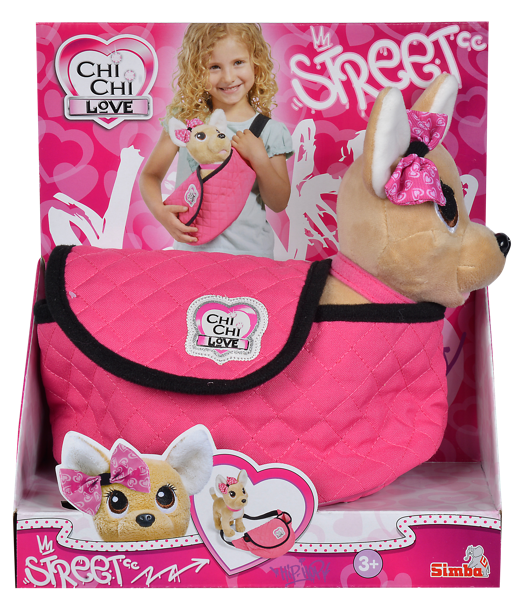 Изображение Мягкая игрушка 20 см Чичилав собачка стрит стайл Симба Тойс п/у, 1 шт