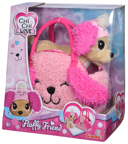 Изображение Мягкая игрушка 20 см Чичилав собачка пушистые ушки Симба Тойс п/у, 1 шт