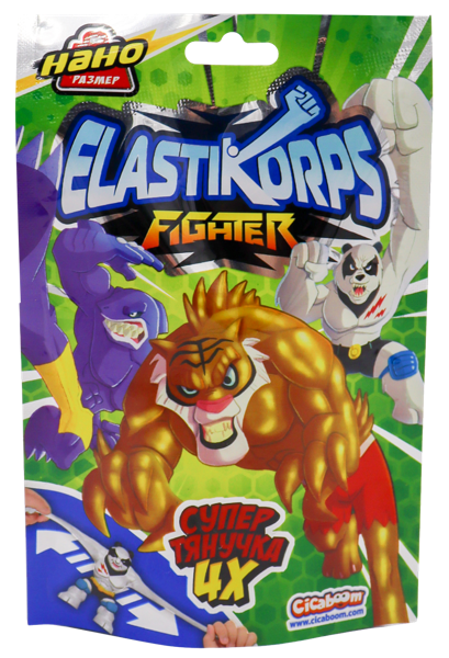 Изображение Фигурка тянущаяся 7 см Эластикорпс файтерс в ассортименте Чикабум м/у, 1 шт