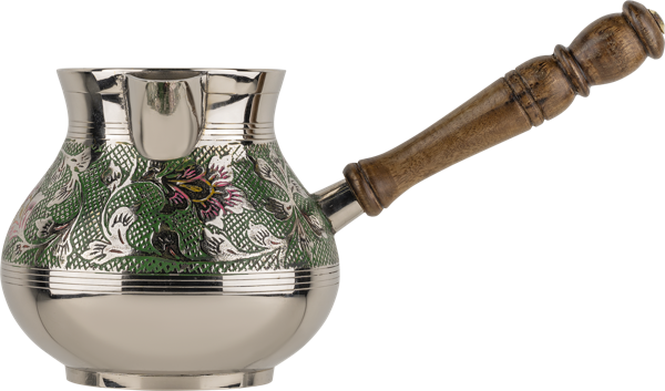 Изображение Турка 800мл латунь Лефард гравинг резная серебро Лефард , 1 шт