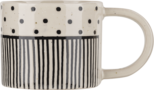 Изображение Кружка 400мл кремовая Бронко кантри в полоску Бронко , 1 шт