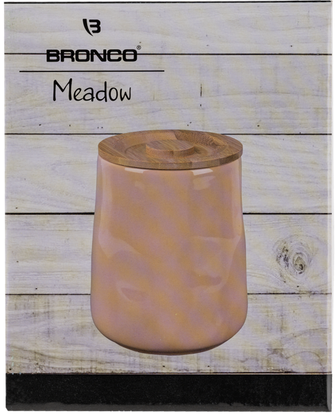 Изображение Банка 1,4л для сыпучих Бронко мидоу пудровая Бронко , 1 шт