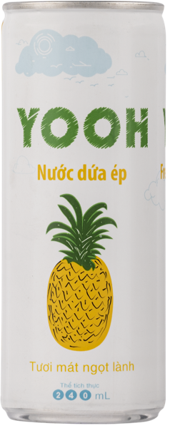 Изображение Напиток сокосодержащий негаз Ю ананас Эконути фуд ж/б, 0,24 л