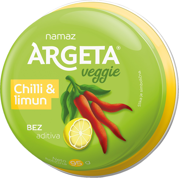 Изображение Паштет из нута Аргета овощной чили и лимон Атлантик Брендс ж/б, 95 г