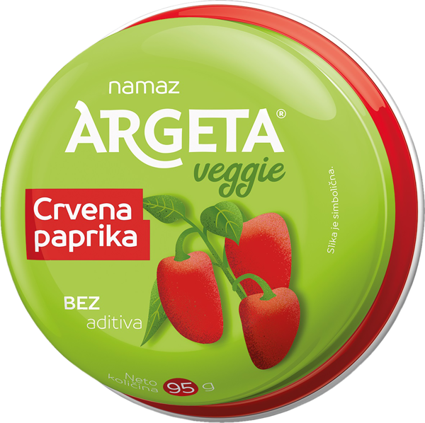 Изображение Паштет из нута Аргета овощной с паприкой Атлантик Брендс ж/б, 95 г