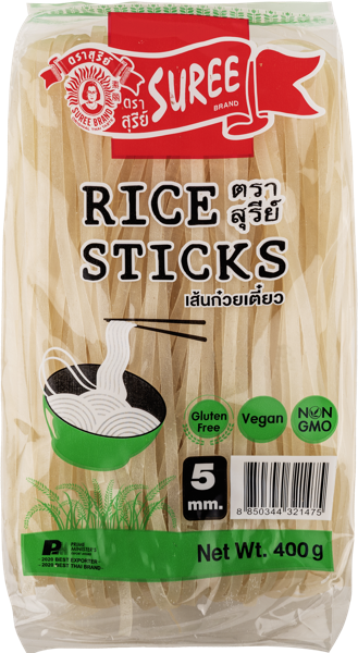 Изображение Лапша 5мм рисовая Сури Сури Интерфудс м/у, 400 г