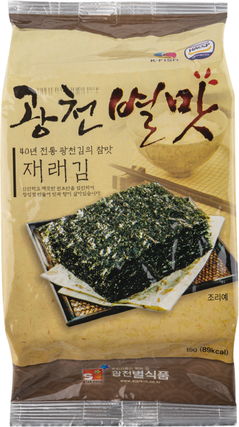 Изображение Морская капуста нори Кванчхон бюл мат классическая Бюл Фуд Ко м/у, 15 г