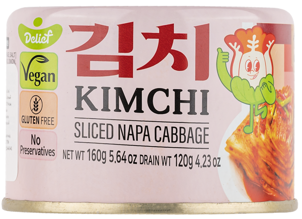Изображение Капуста кимчи Делиф резаная Вусин Трейдинг ж/б, 160 г