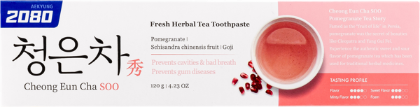 Изображение Зубная паста укрепляющая Дентал клиник 2080 восточный красный чай Экён к/у, 120 мл