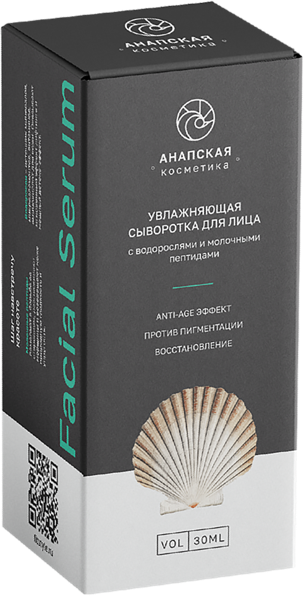 Изображение Сыворотка для лица питающая Анапская косметика водоросли молочн пептиды Фитстайл ЭКО к/у, 30 мл