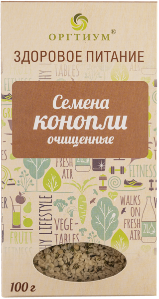 Изображение Семена конопли Оргтиум Оргтиум Плюс к/у, 100 г