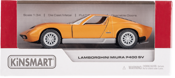Изображение Машина 1:34 Кинсмарт ламбаргини миура 1971 Кинтой Дайкаст к/у, 1 шт