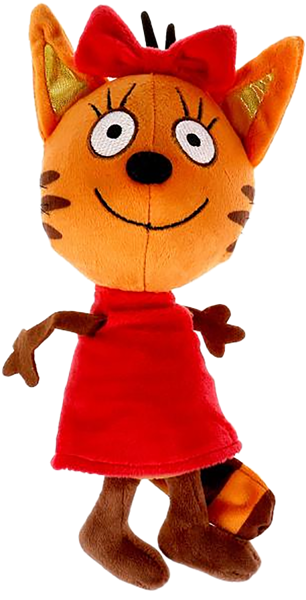 Изображение Мягкая игрушка 16 см Мульти-пульти три кота карамелька Шанхай Фёст Артс энд Крафтс , 1 шт