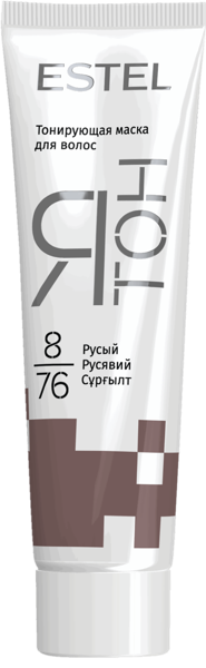 Изображение Маска тонирующая для волос Эстель ятон русая №8/76 Юникосметик к/у, 1 шт