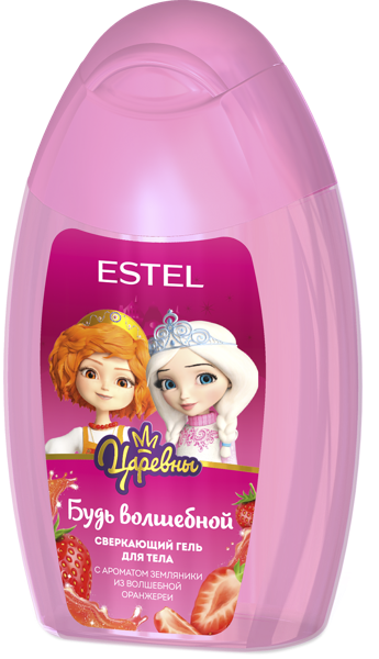 Изображение Гель для тела детский Эстель царевны будь волшебной Юникосметик п/у, 150 мл