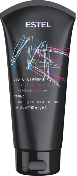 Изображение Гель для волос фикс №4 Эстель ми сильная фиксация Юникосметик п/у, 200 мл