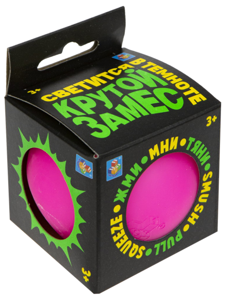 Изображение Игрушка антистресс 1Той крутой замес шар светящийся 1Той м/у, 1 шт